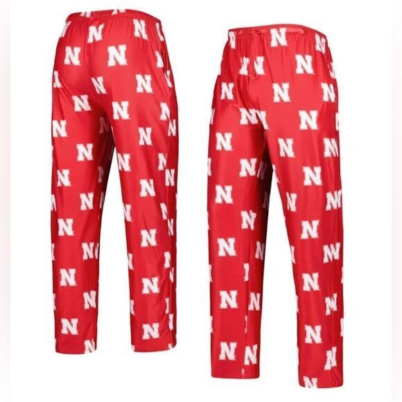 NWT Concepts Sport Red Nebraska Huskers Lounge Sleepwear Drawstring Pants - XXL - Picture 1 of 6